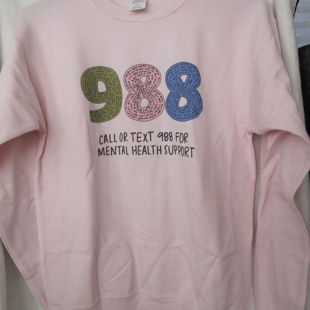 New Mental Health Support Sweatshirt - S